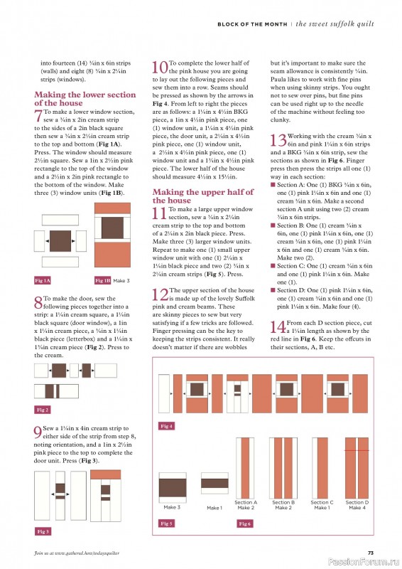 Коллекция проектов для рукодельниц в журнале «Todays Quilter №135 2025»