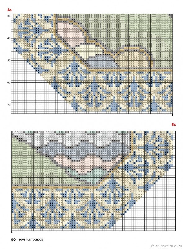 Коллекция вышивки крестиком в журнале «I Love Punto Croce №16 2022»