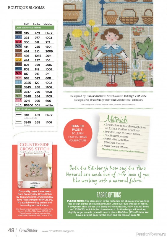 Коллекция вышивки в журнале «CrossStitcher №425 2025»