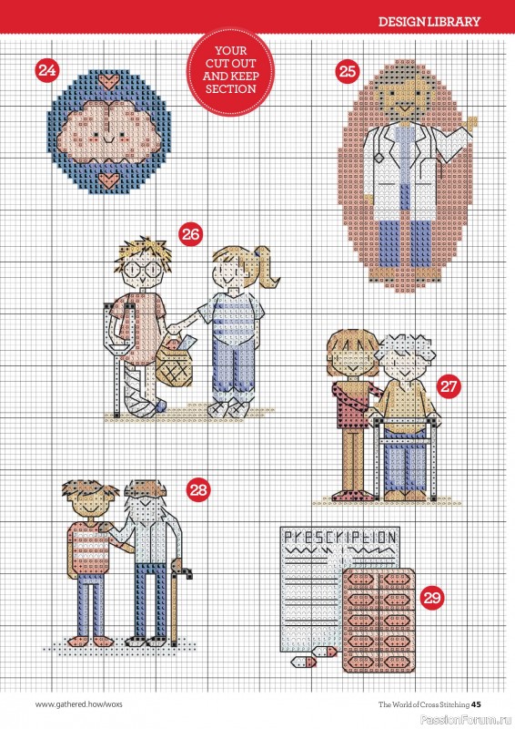 Коллекция вышивки в журнале &laquo;The World of Cross Stitching №368 2025&raquo;