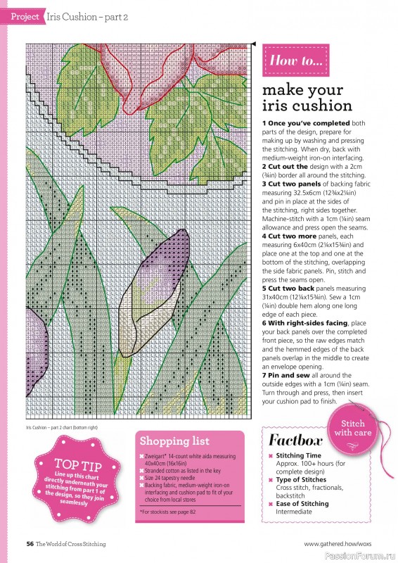 Коллекция вышивки в журнале &laquo;The World of Cross Stitching №371 2026&raquo;