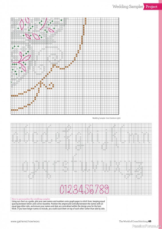 Коллекция вышивки в журнале «The World of Cross Stitching №374 2026»