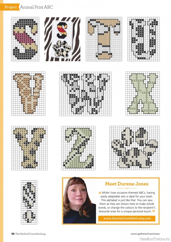 Коллекция вышивки в журнале «The World of Cross Stitching - March 2025»