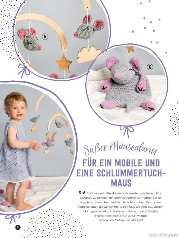 Вязаные модели для детей в журнале «Baby Maschenmode №61 2024»