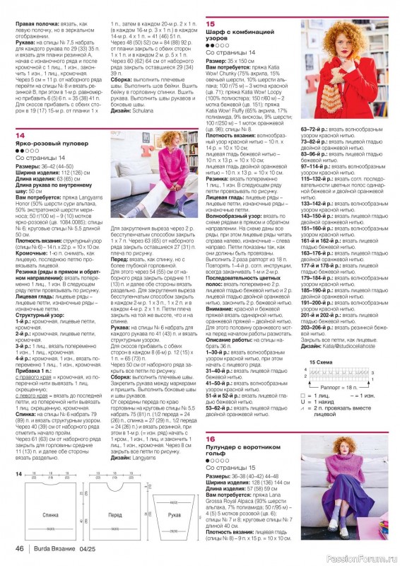Вязаные модели в журнале «B-Вязание №4 2025»