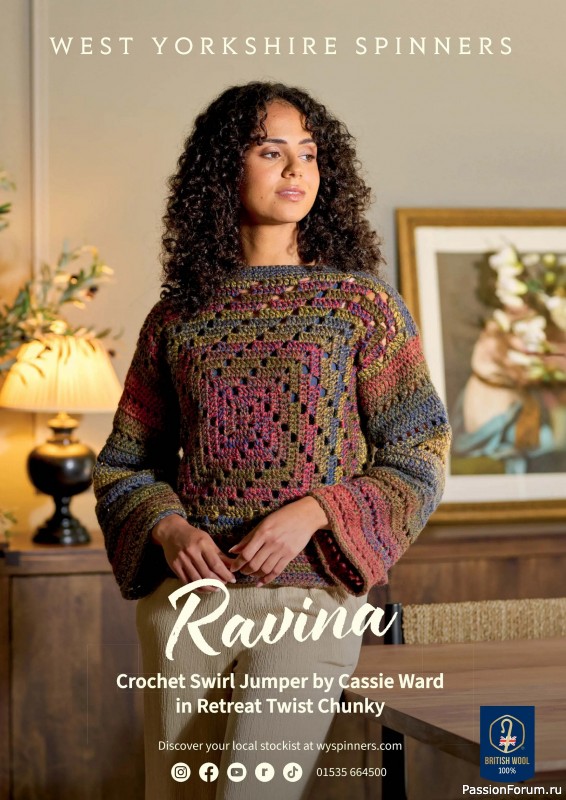 Вязаные проекты крючком в журнале &laquo;Inside Crochet №185 2025&raquo;