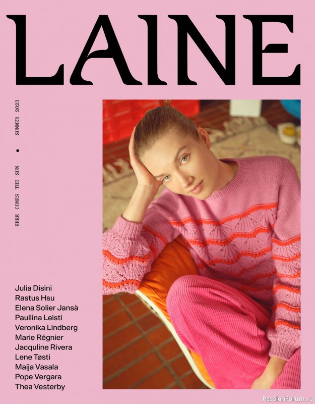 Вязаные проекты крючком в журнале «Laine Magazine №17 2023»