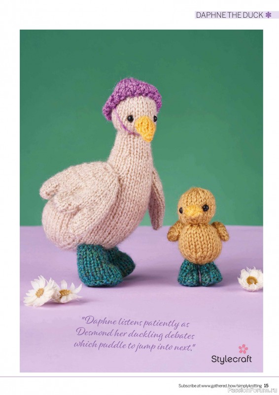 Вязаные проекты крючком в журнале «Simply Knitting №270 2025»