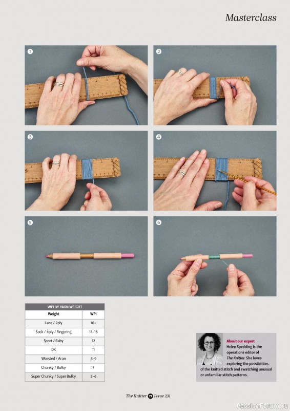 Вязаные проекты спицами в журнале &laquo;The Knitter №231 2026&raquo;
