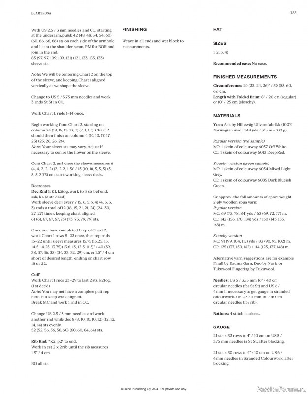 Вязаные проекты в журнале &laquo;Laine Nordic Knits 2024&raquo;. Продолжение