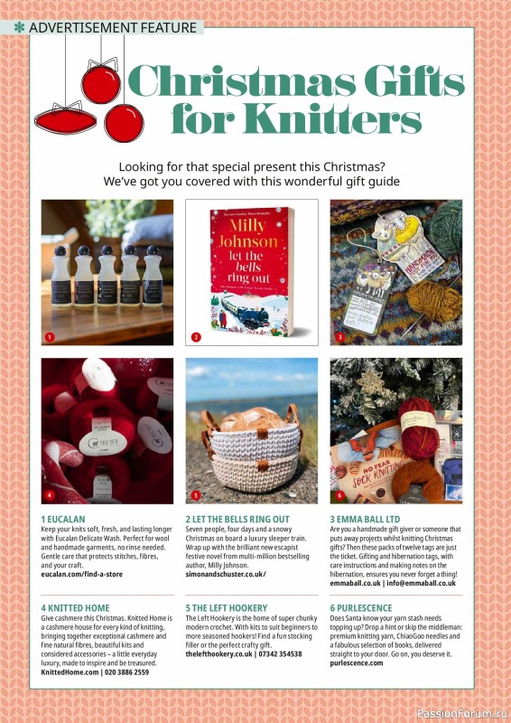 Вязаные проекты в журнале «Simply Knitting №283 2026»