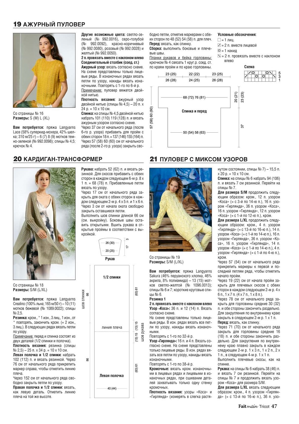 Вязаные модели в журнале «Fait Main Tricot. Вязание. МЛХ №2 2022» Вязаные модели в журнале «Fait Main Tricot. Вязание. МЛХ №2 2022»