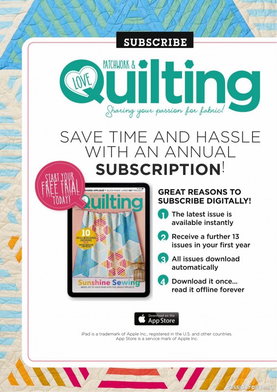 Коллекция проектов для рукодельниц в журнале «Love Patchwork & Quilting №152 2025»