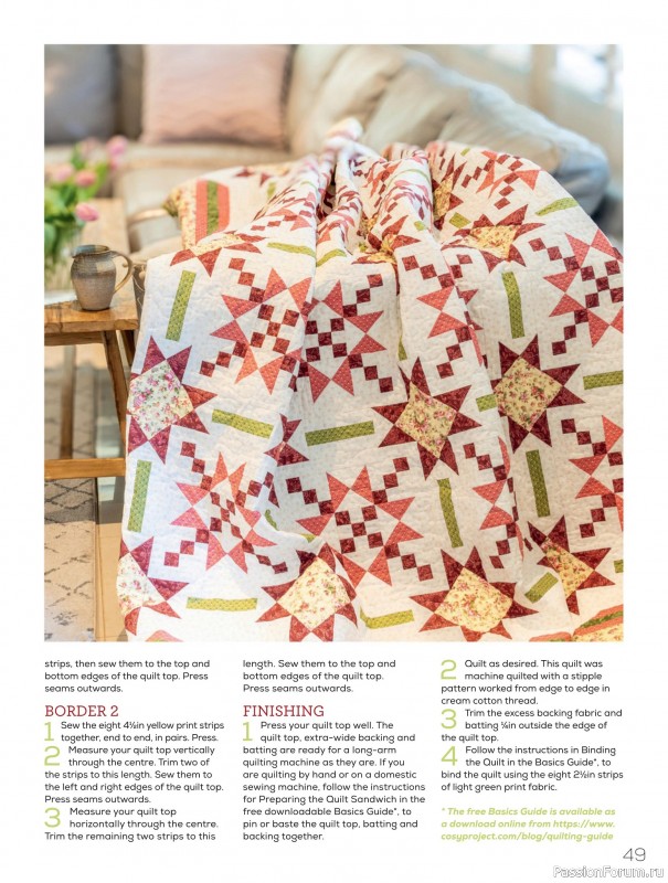 Коллекция проектов для рукодельниц в журнале «Quilters Companion №135 2025»