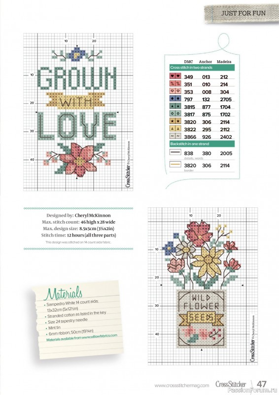 Коллекция вышивки в журнале &laquo;CrossStitcher №438 2026&raquo;