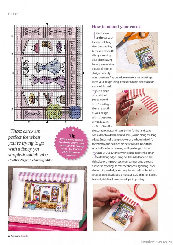 Коллекция вышивки в журнале «Ultimate CrossStitch Cards №58 2025»