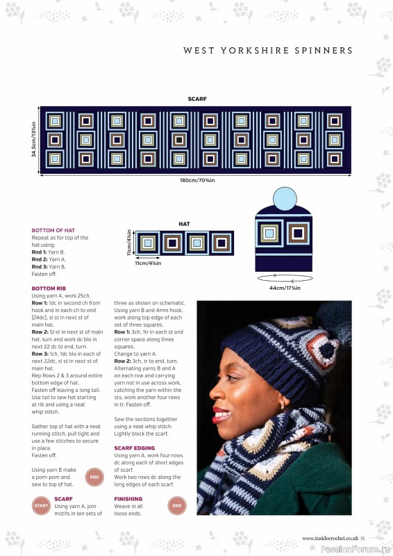 Вязаные проекты крючком в журнале &laquo;Inside Crochet №185 2025&raquo;