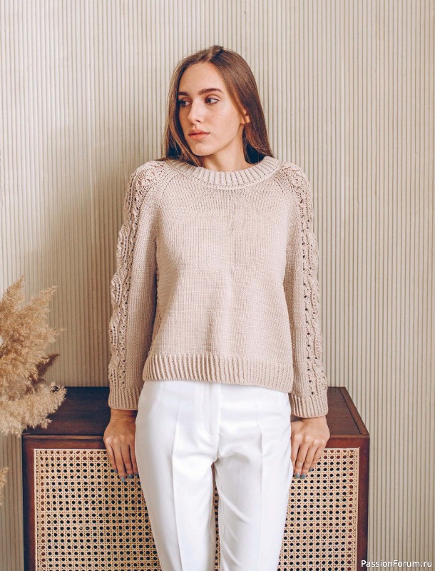 Вязаные проекты в книге &laquo;Реглан сверху&raquo;.