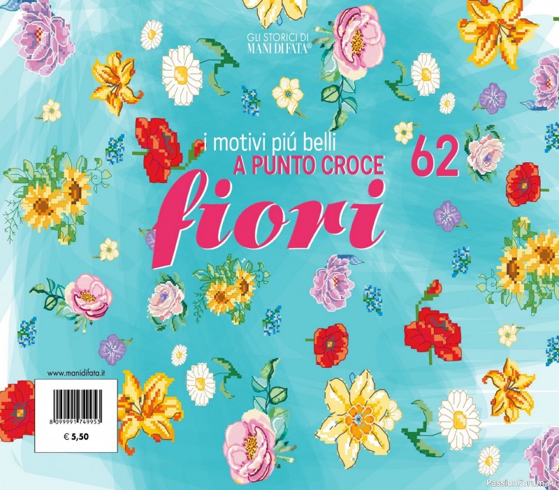 Коллекция проектов для рукодельниц в журнале &laquo;A Punto Croce Fiori - Marzo 2026&raquo;