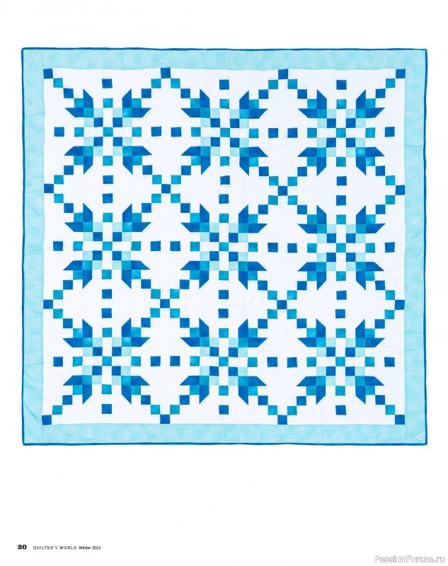 Коллекция проектов для рукодельниц в журнале «Quilter's World - Winter 2025»