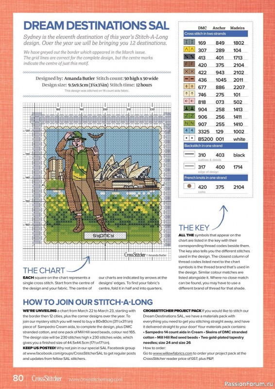 Коллекция вышивки в журнале «CrossStitcher №391 2023»