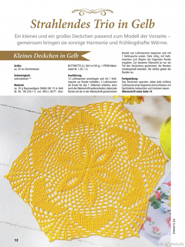 Вязаные проекты крючком в журнале «Filethakeln Leicht Gemacht №3 2026»