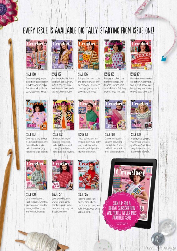 Вязаные проекты крючком в журнале &laquo;Simply Crochet №170 2025&raquo;