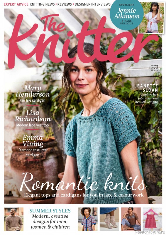 Вязаные проекты спицами в журнале &laquo;The Knitter №230 2026&raquo;