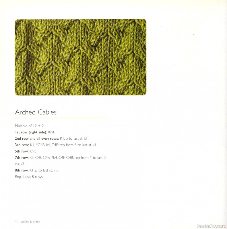 Вязаные проекты в книге &laquo;Cables & Aran Stitches-250 to Knit&raquo;