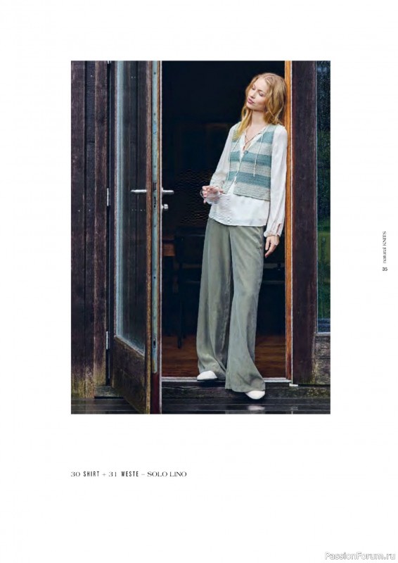 Вязаные проекты в журнале «Lana Grossa - Natural Knits №1 2025»