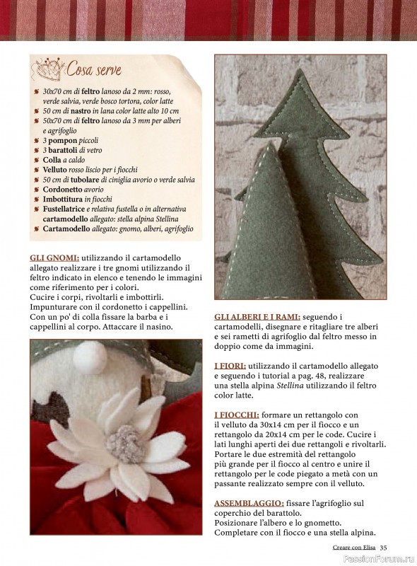 Коллекция проектов для рукодельниц в журнале «Creare Con Elisa №12 2025»