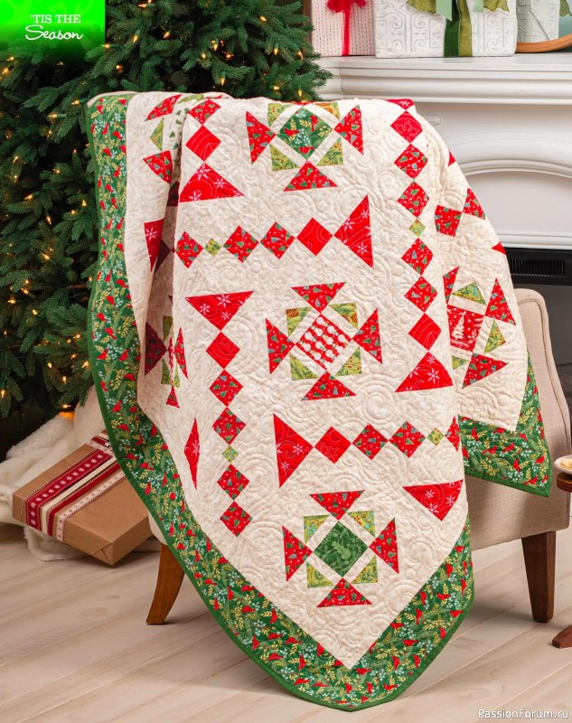 Коллекция проектов для рукодельниц в журнале «Quilter's World - Winter 2025»