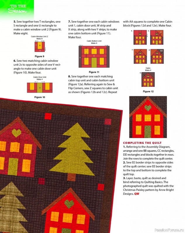Коллекция проектов для рукодельниц в журнале «Quilter's World - Winter 2025»