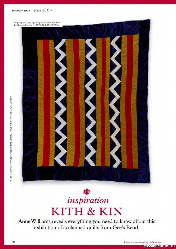 Коллекция проектов для рукодельниц в журнале «Todays Quilter №137 2025»