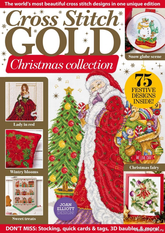 Коллекция вышивки в журнале «Cross Stitch Gold - Christmas Collection 2023»