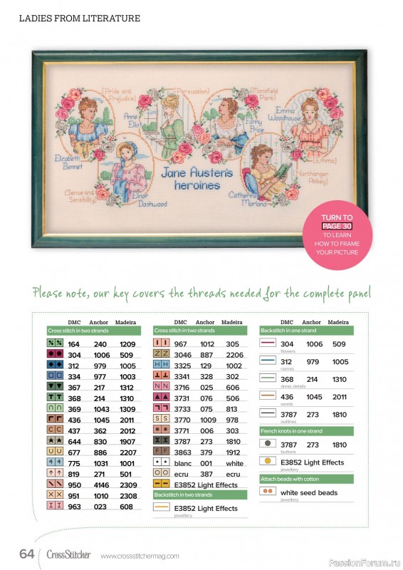 Коллекция вышивки в журнале «CrossStitcher №425 2025»