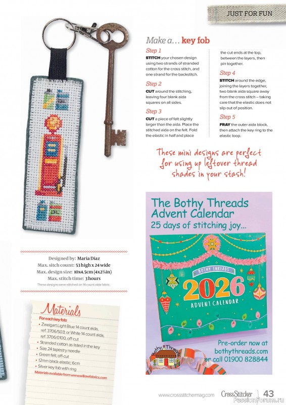 Коллекция вышивки в журнале &laquo;CrossStitcher №435 2026&raquo;