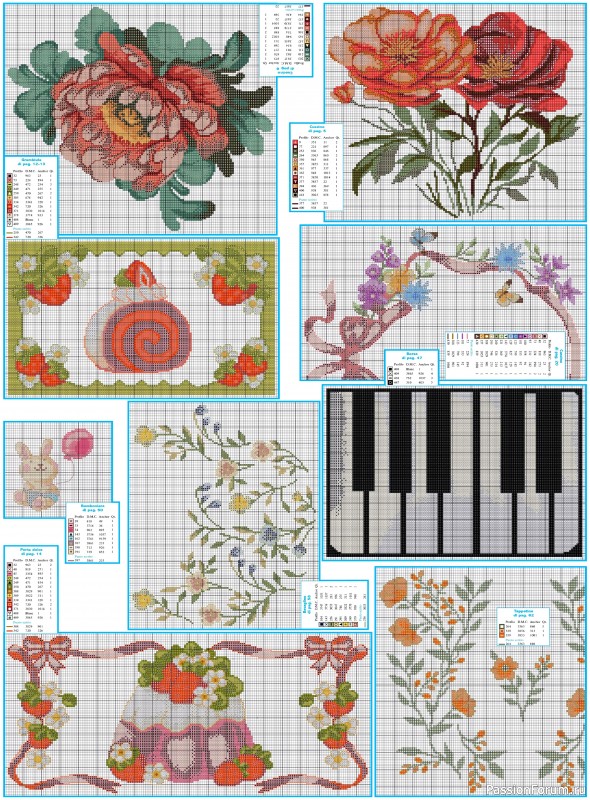 Коллекция вышивки в журнале &laquo;Profilo Punto Croce №12 2026&raquo;