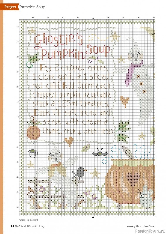 Коллекция вышивки в журнале «The World of Cross Stitching №324 2022»