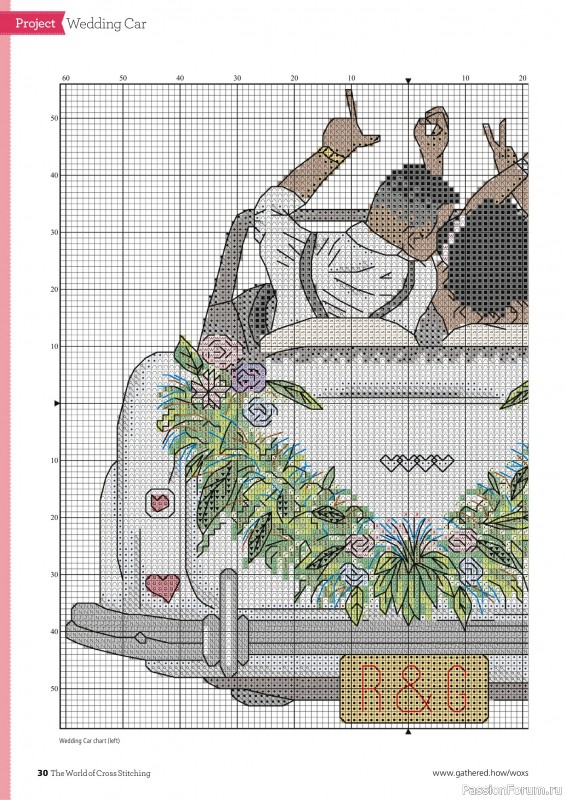 Коллекция вышивки в журнале «The World of Cross Stitching №345 2024»