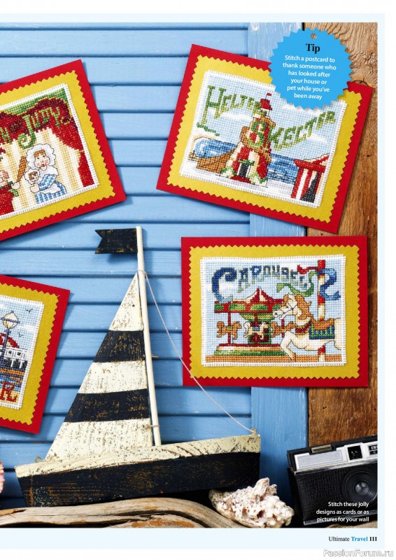 Коллекция вышивки в журнале &laquo;Ultimate Cross Stitch Travel 2026&raquo;