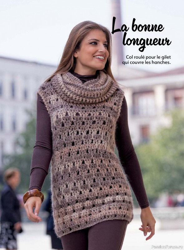 Вязаные проекты крючком в журнале «Crochet a porter - Novembre 2025-Janvier 2026»