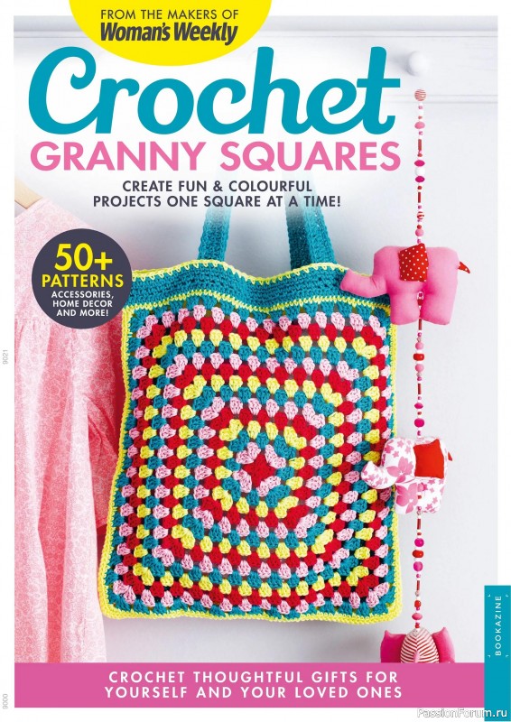 Вязаные проекты крючком в журнале «Crochet Granny Squares - 1st Edition 2025»