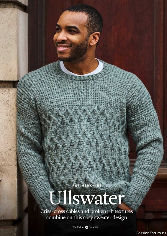 Вязаные проекты спицами в журнале «The Knitter №228 2026»