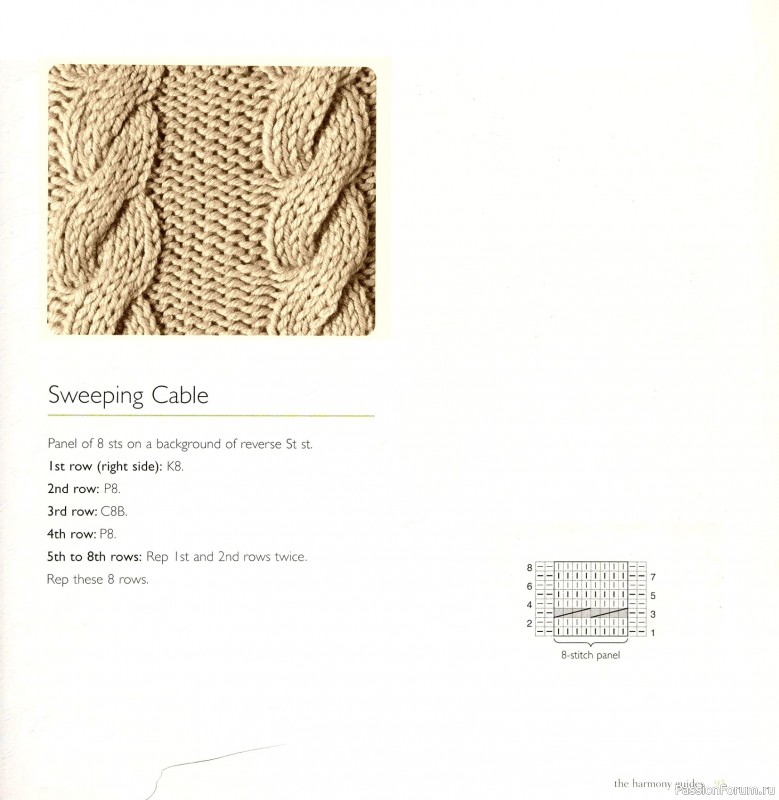 Вязаные проекты в книге &laquo;Cables & Aran Stitches-250 to Knit&raquo;