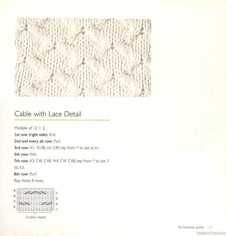 Вязаные проекты в книге «Cables & Aran Stitches-250 to Knit». Продолжение