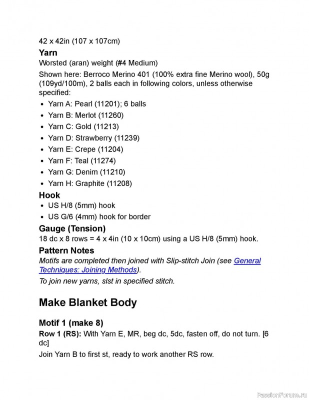 Вязаные проекты в книге «Crochet Modular Blankets»