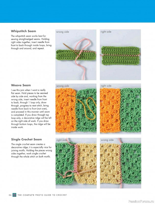 Вязаные проекты в книге «The Complete Photo Guide to Crochet». Часть 1