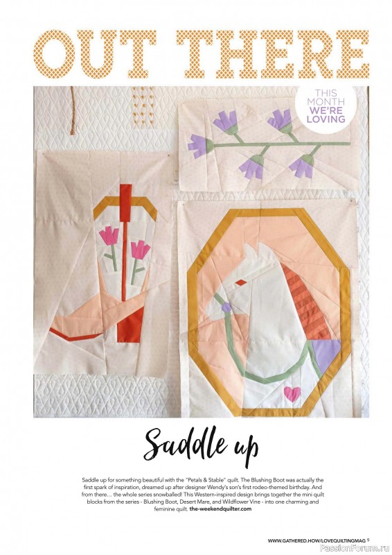 Коллекция проектов для рукодельниц в журнале «Love Patchwork & Quilting №152 2025»