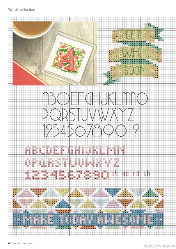 Коллекция вышивки в журнале «Cross Stitch Favourites - Celebrations 2024»